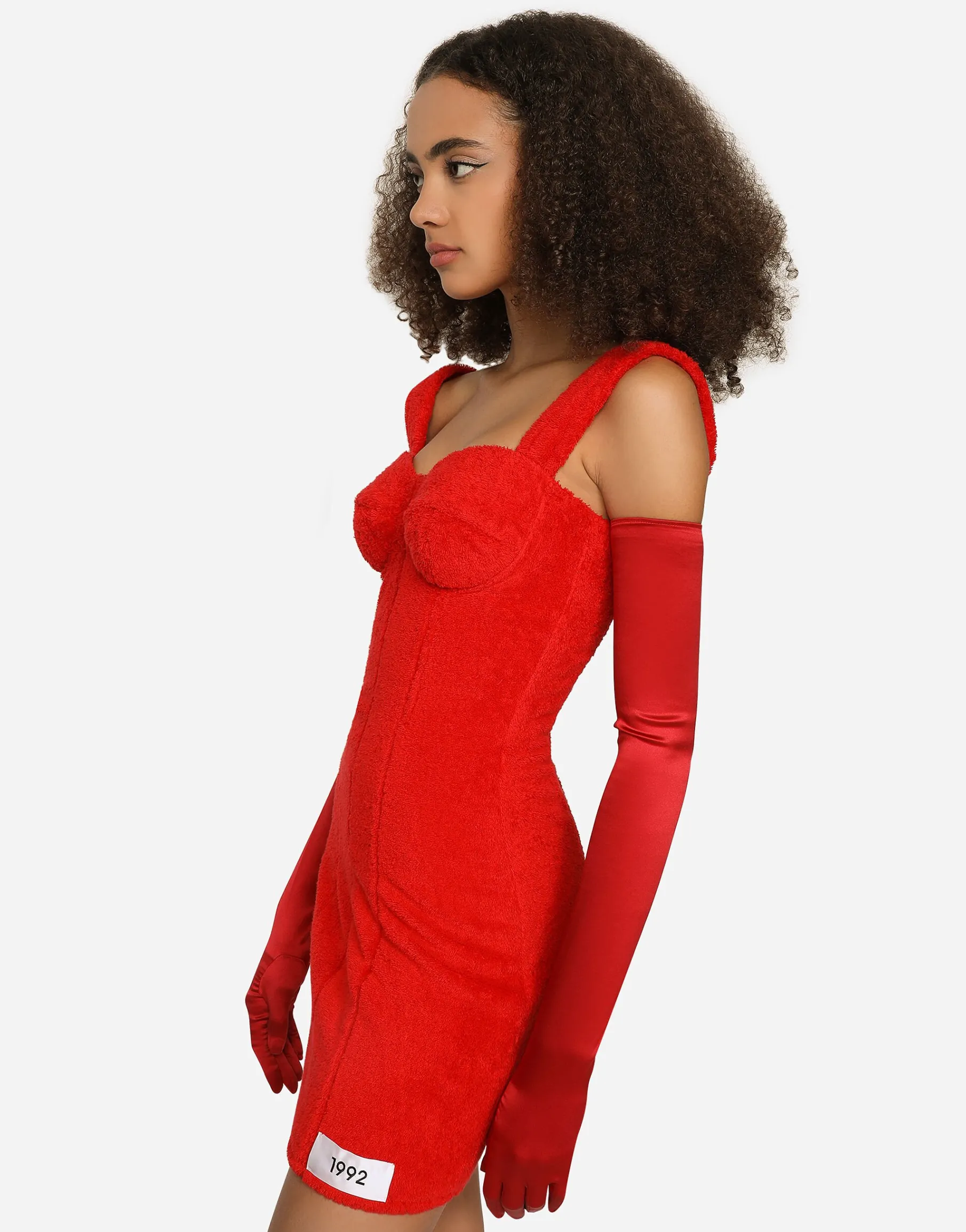 KIM DOLCE&GABBANA Terrycloth minidress
