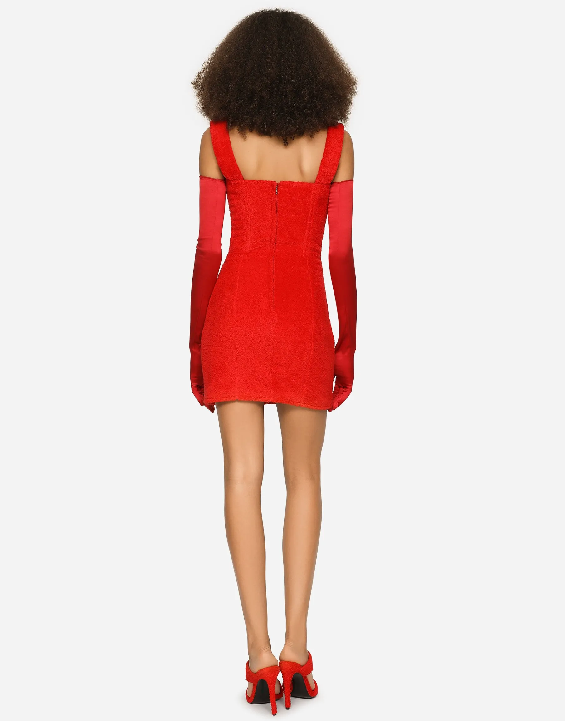 KIM DOLCE&GABBANA Terrycloth minidress