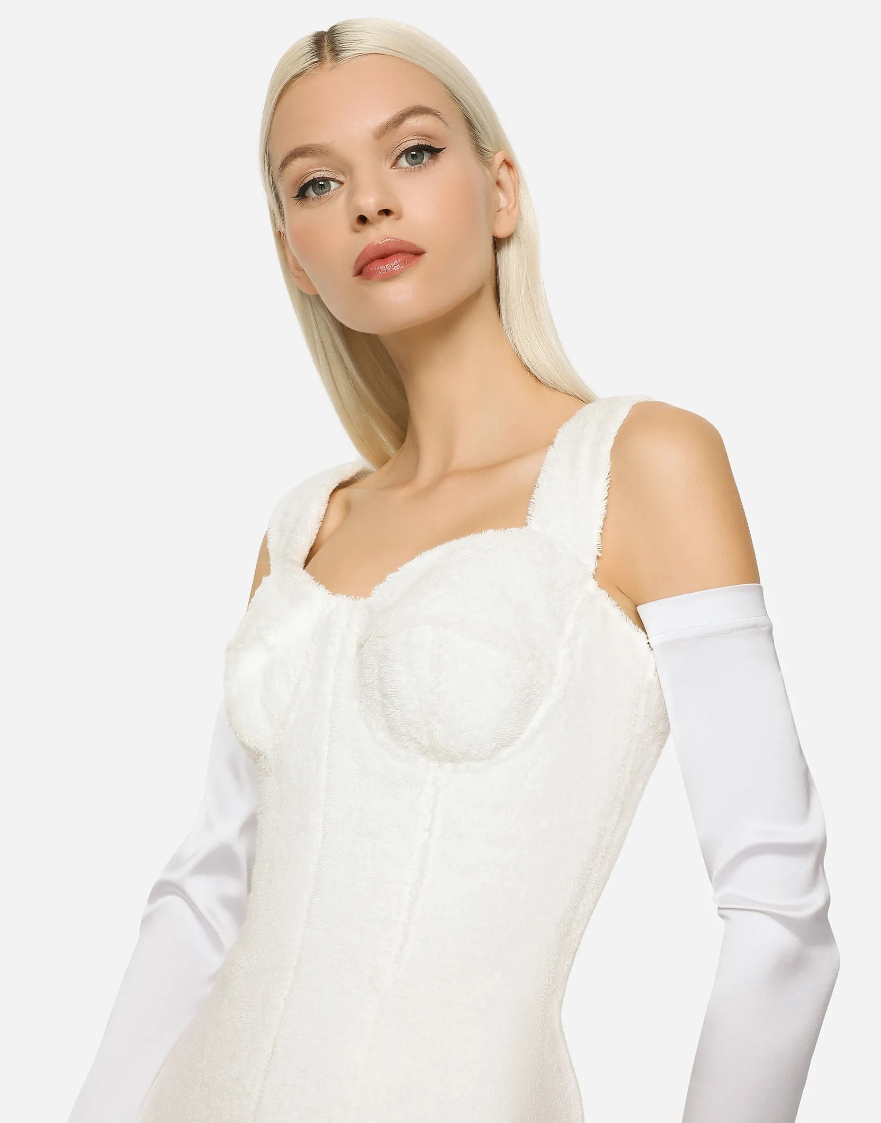 KIM DOLCE&GABBANA Terrycloth minidress