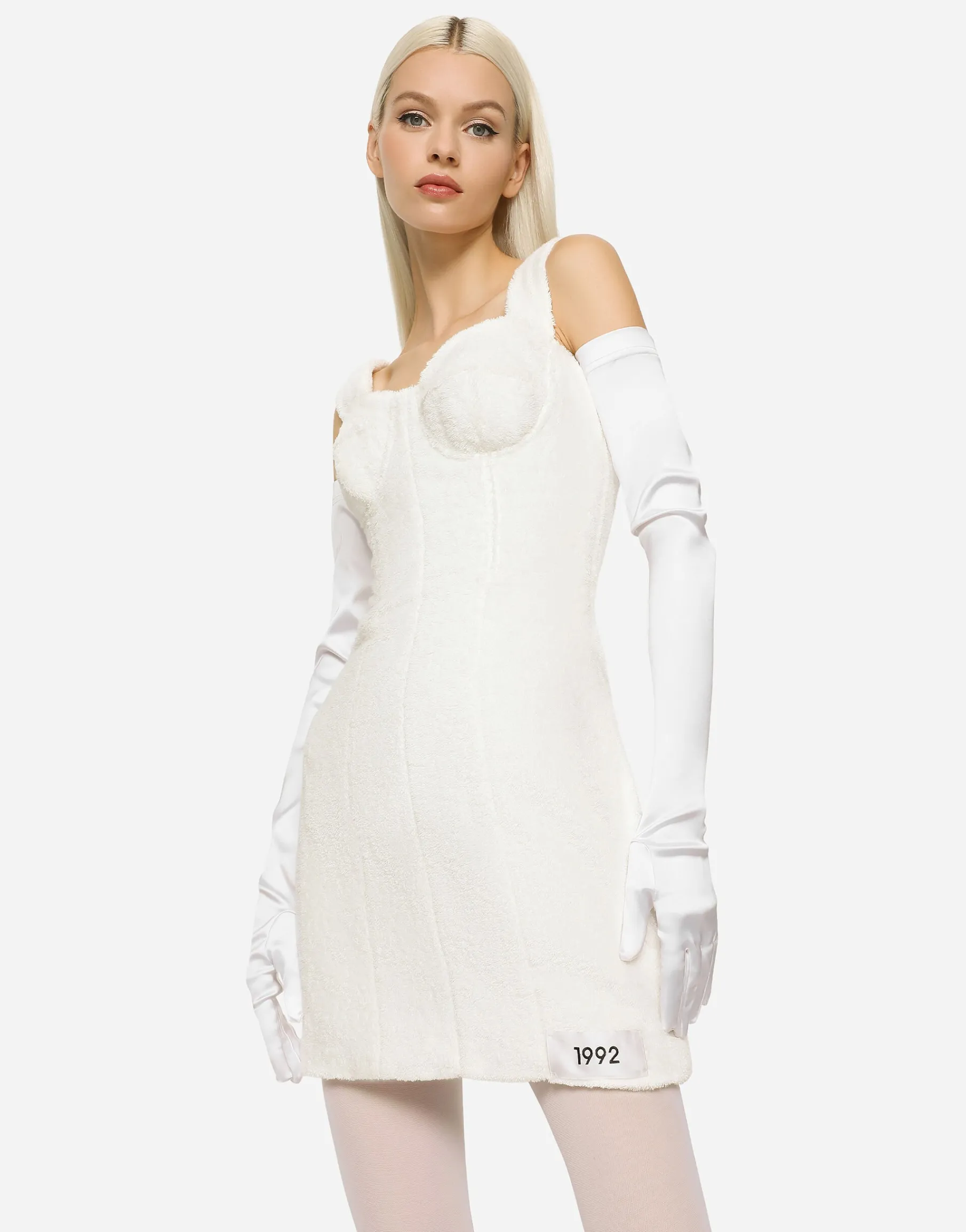 KIM DOLCE&GABBANA Terrycloth minidress