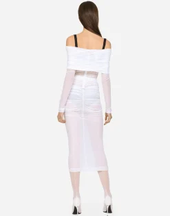 KIM DOLCE&GABBANA Tulle calf-length dress