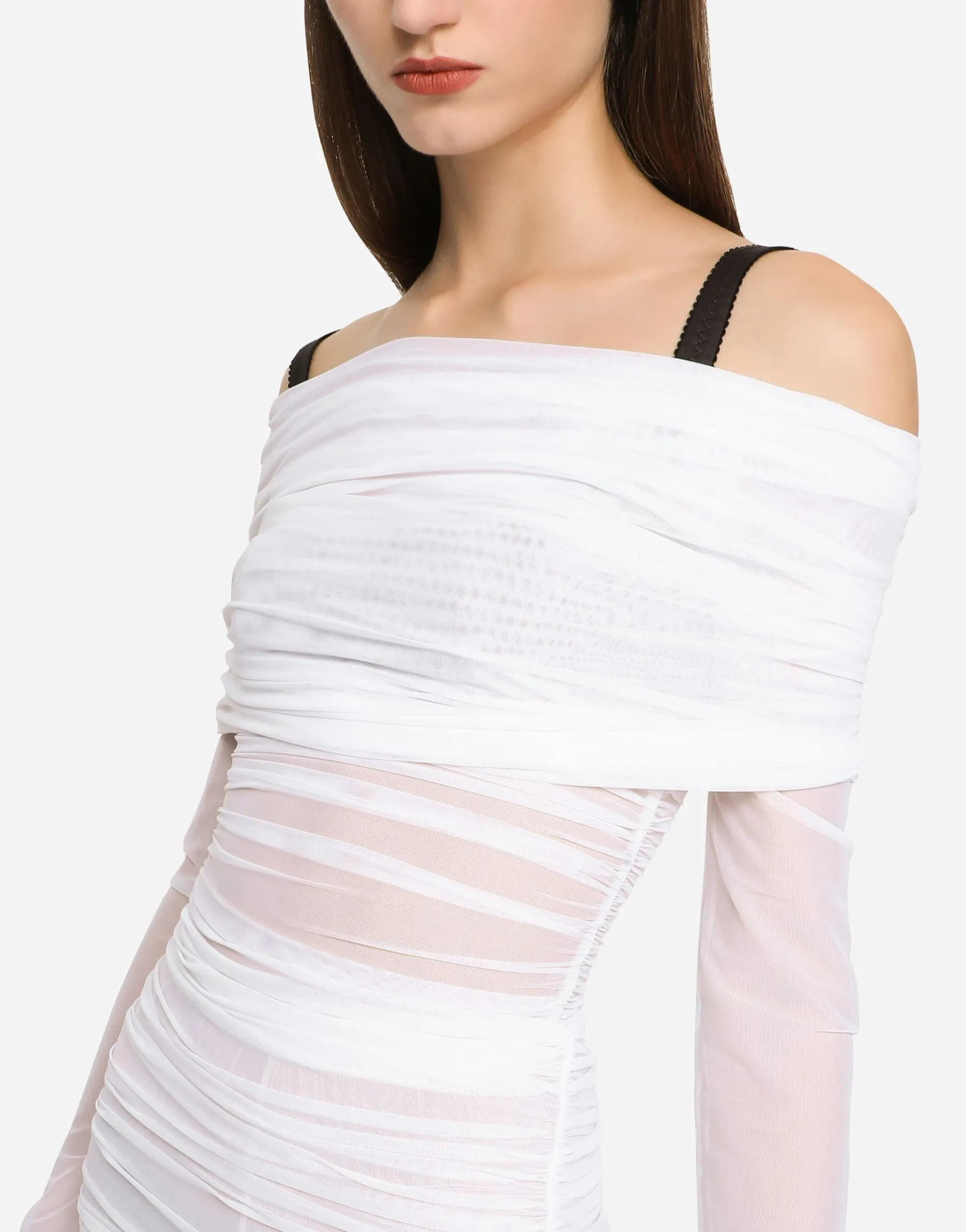 KIM DOLCE&GABBANA Tulle calf-length dress