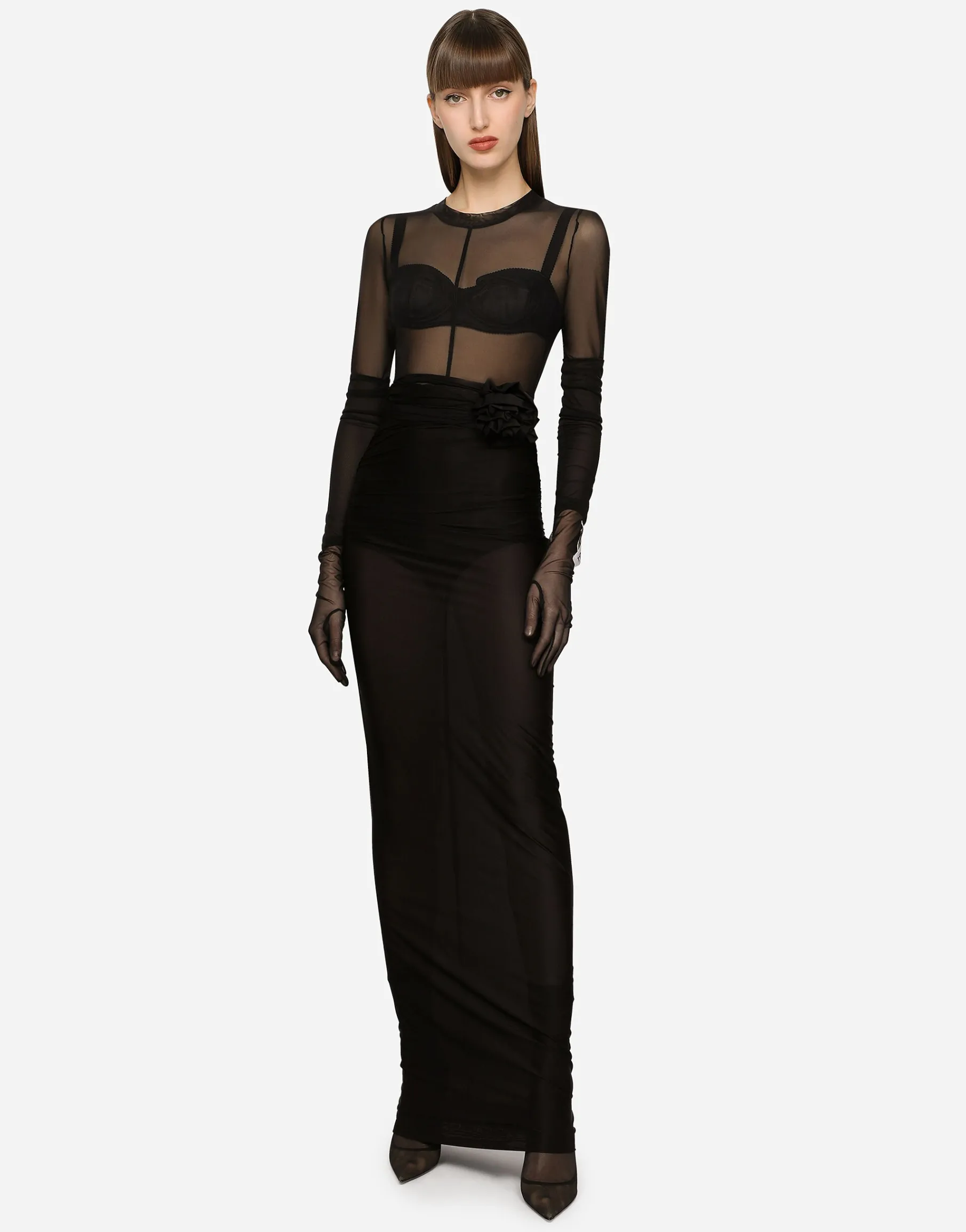 KIM DOLCE&GABBANA Tulle top
