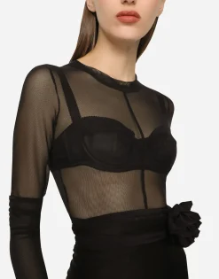 KIM DOLCE&GABBANA Tulle top