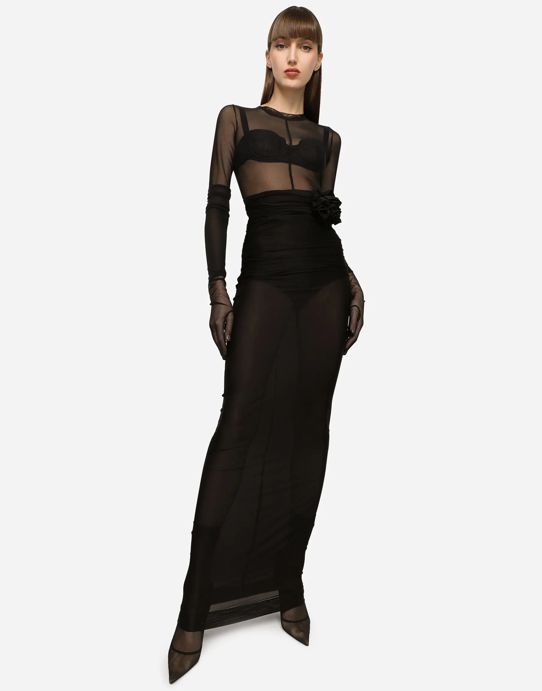KIM DOLCE&GABBANA Tulle top