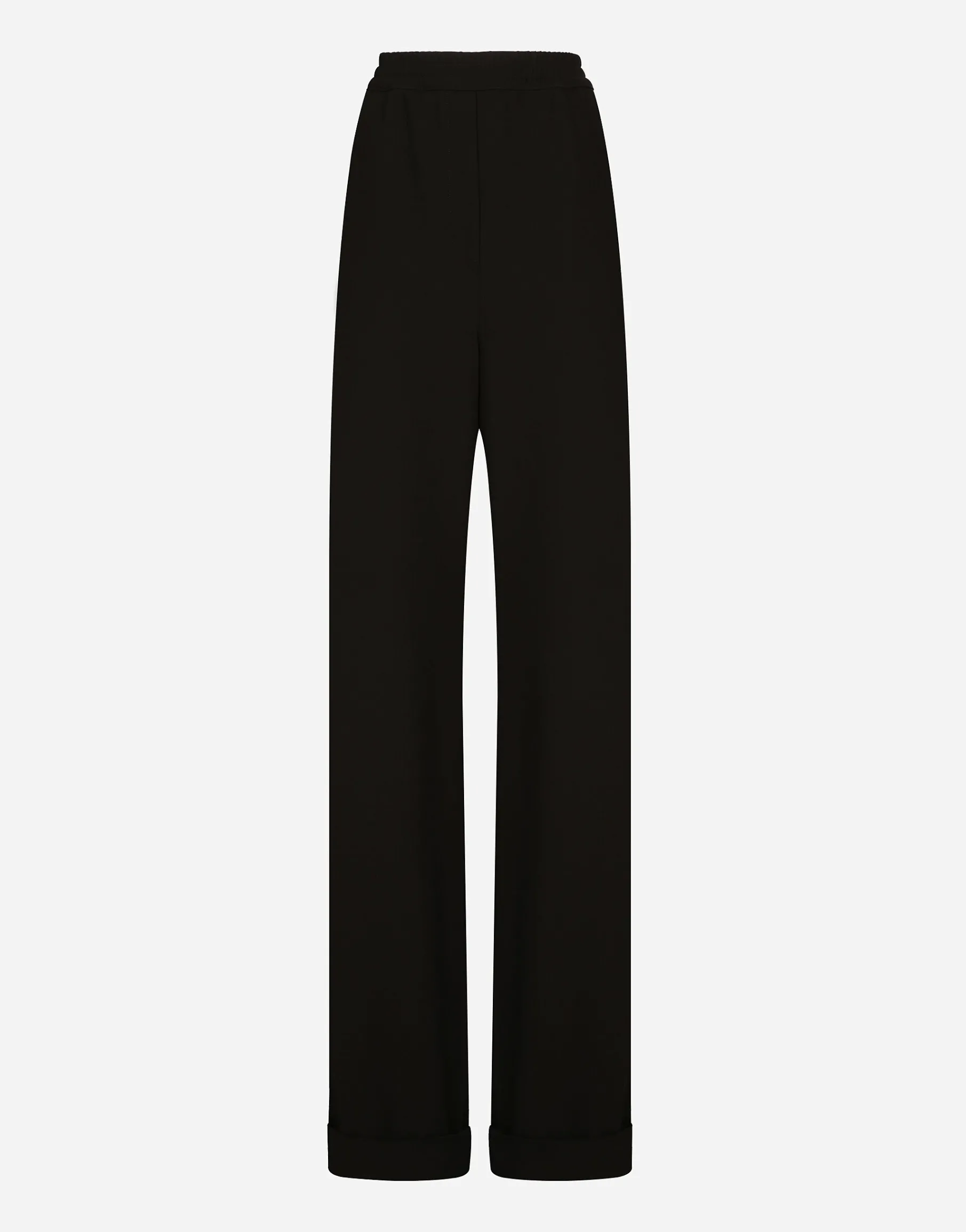 KIM DOLCE&GABBANA Woolen pajama pants with piping