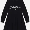 Knit dress with Dolce&Gabbana logo
