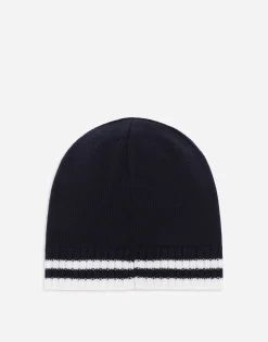 Knit hat with Dolce&Gabbana logo