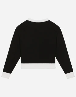 Knit pullover with DG logo