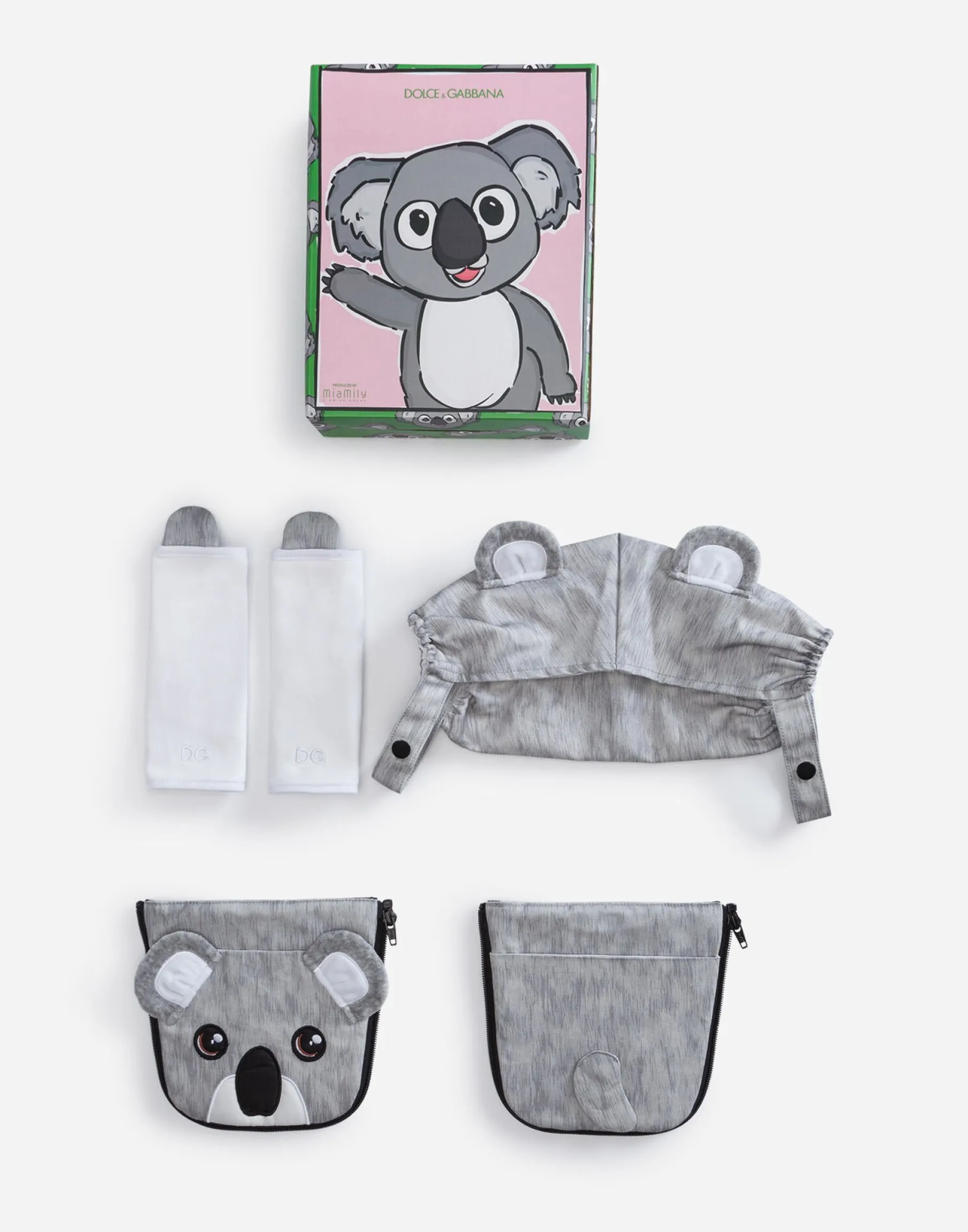 Koala cover for baby carrier