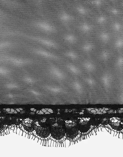 Lace and tulle camisole