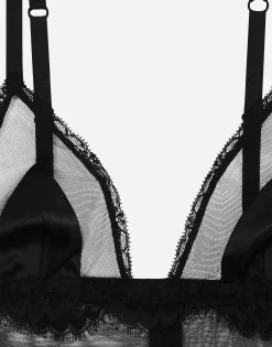 Lace and tulle camisole