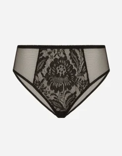 Lace and tulle panties