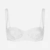 Lace balconette bra