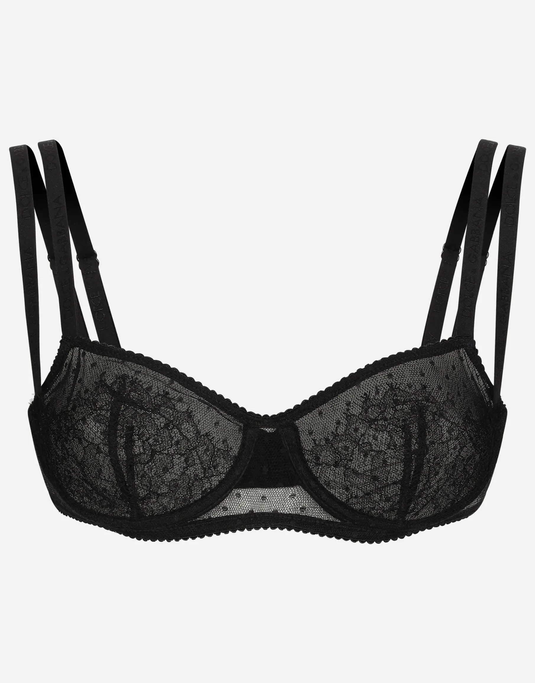 Lace balconette bra
