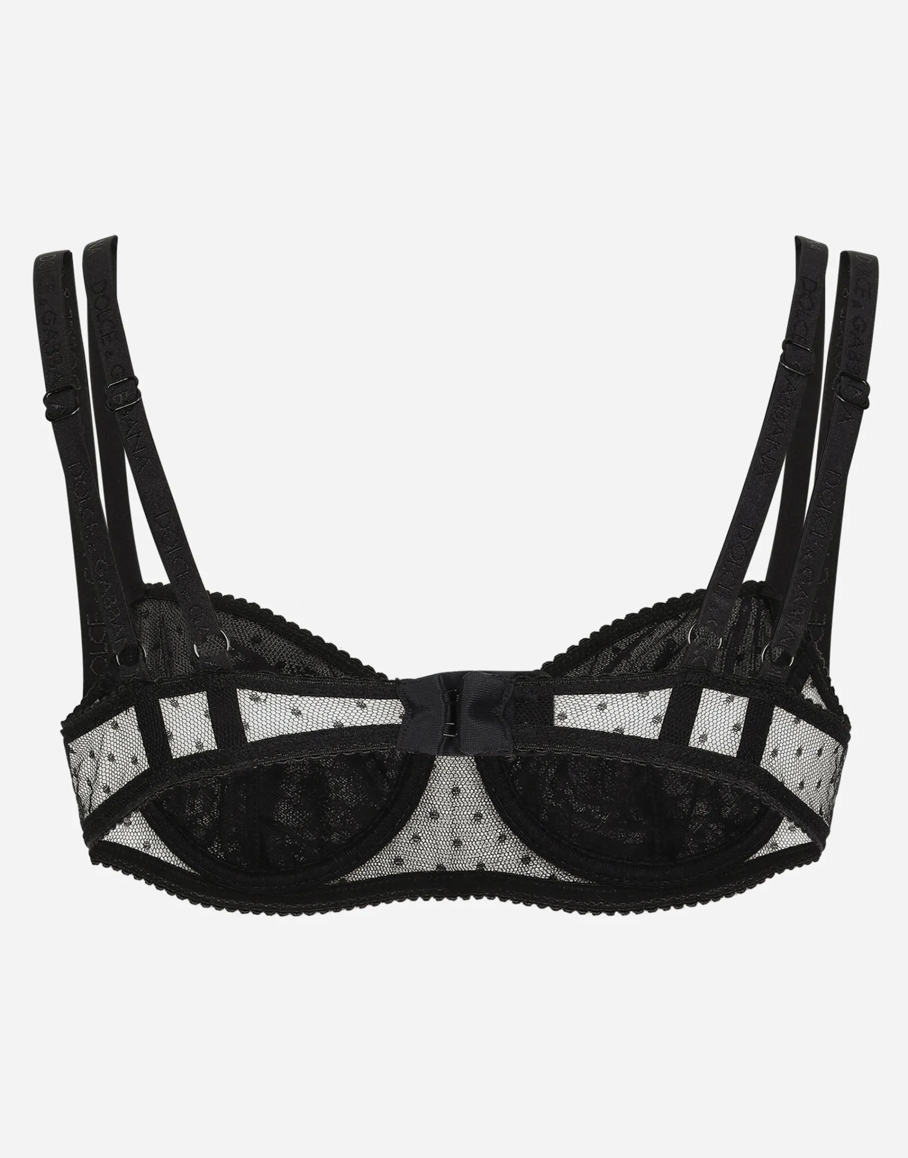Lace balconette bra