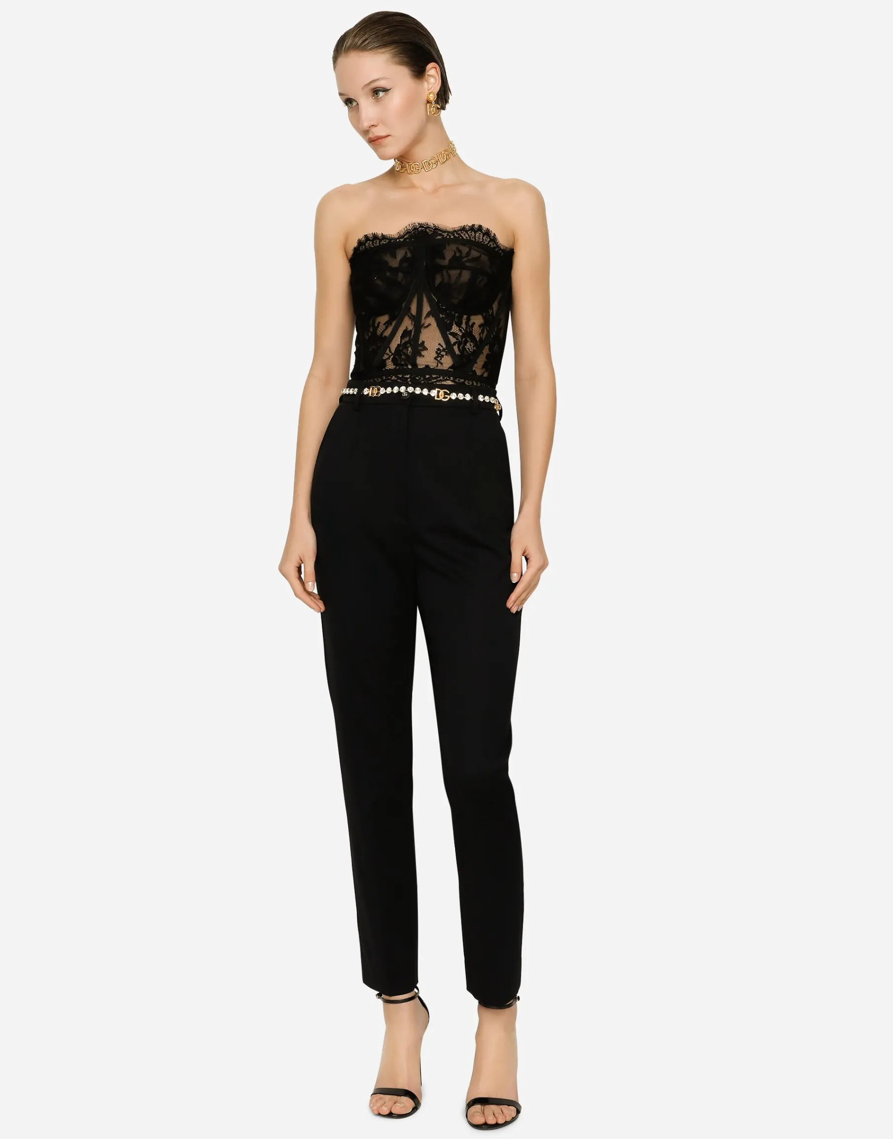 Lace bustier