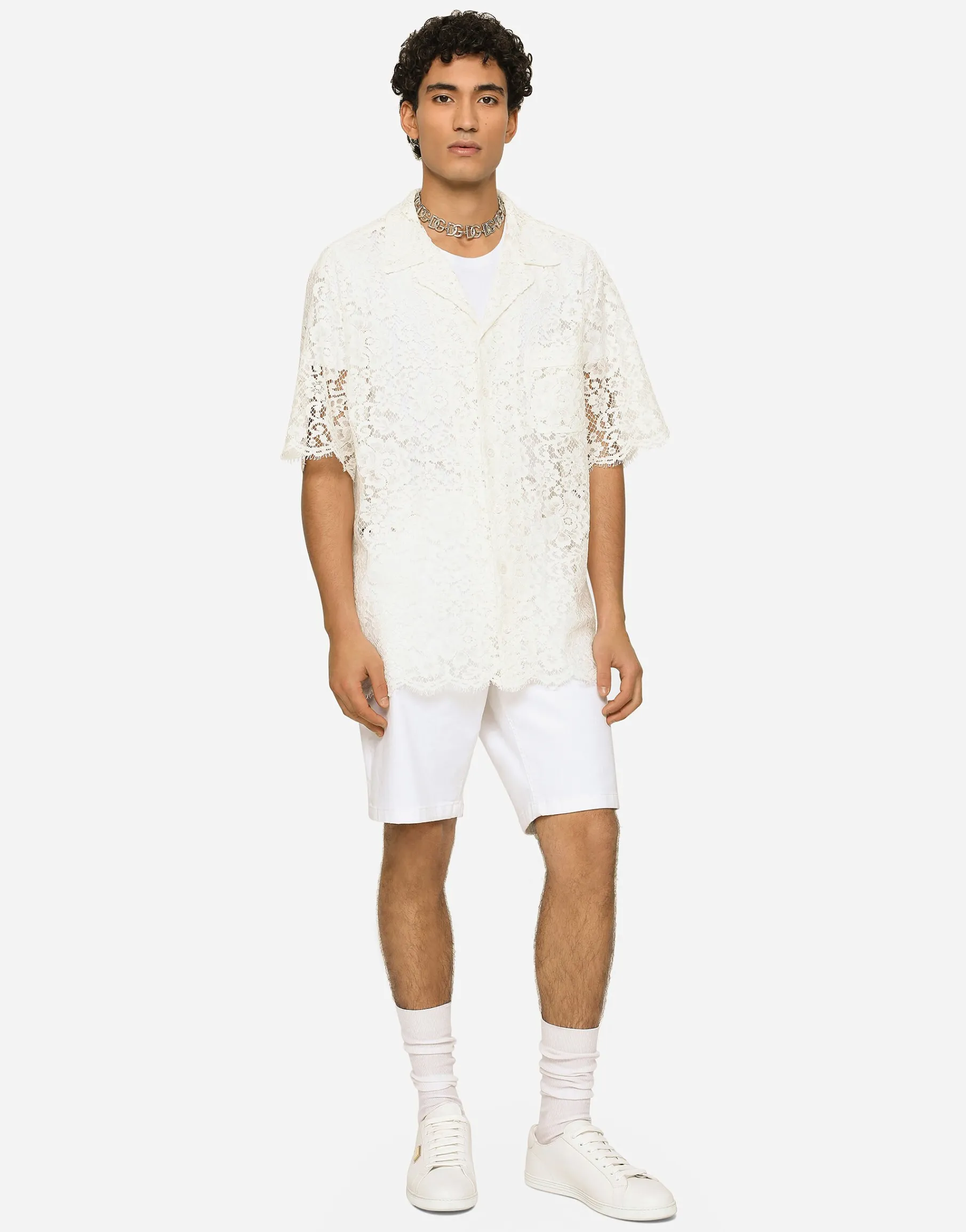 Lace Hawaiian shirt