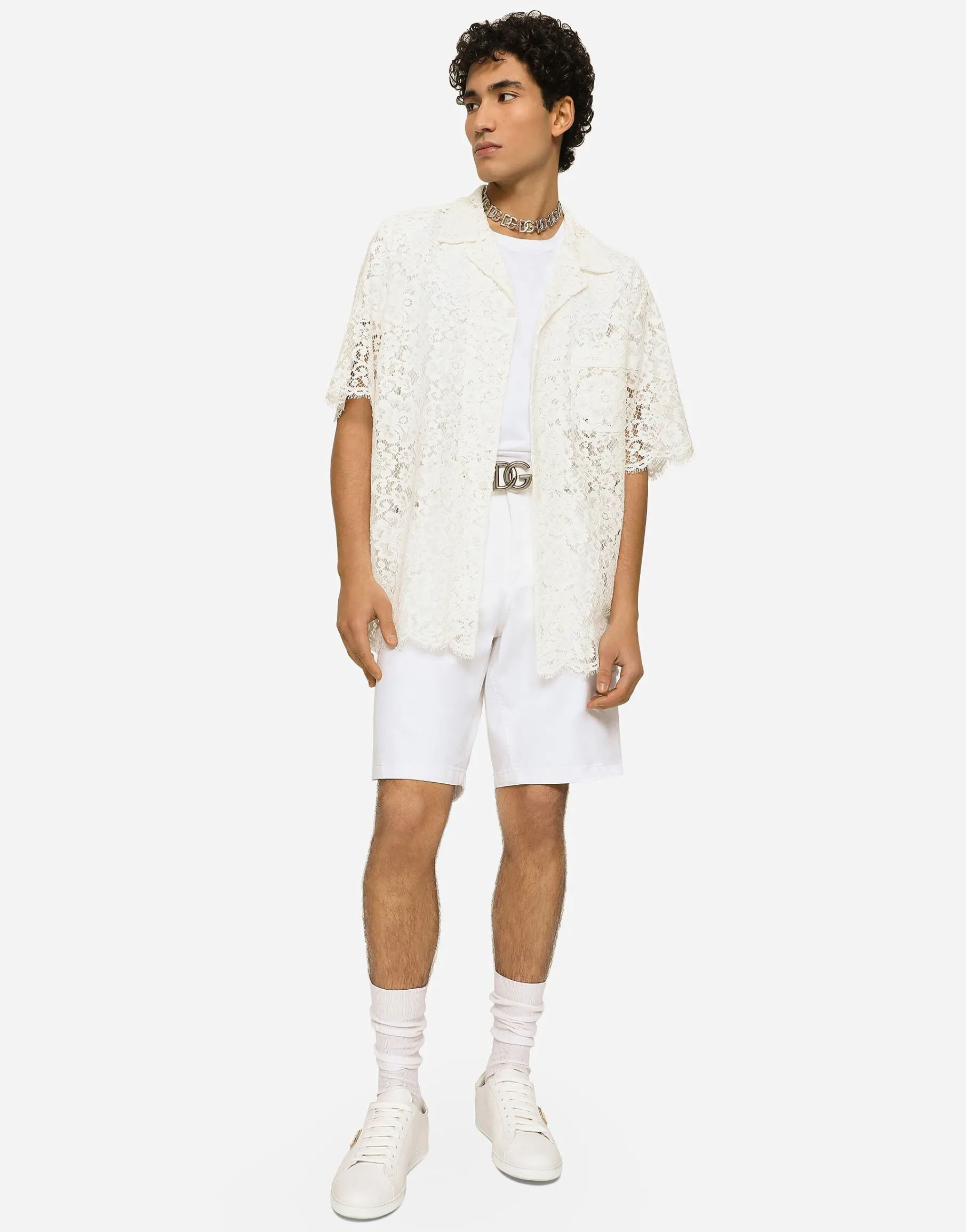 Lace Hawaiian shirt