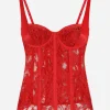 Lace lingerie corset