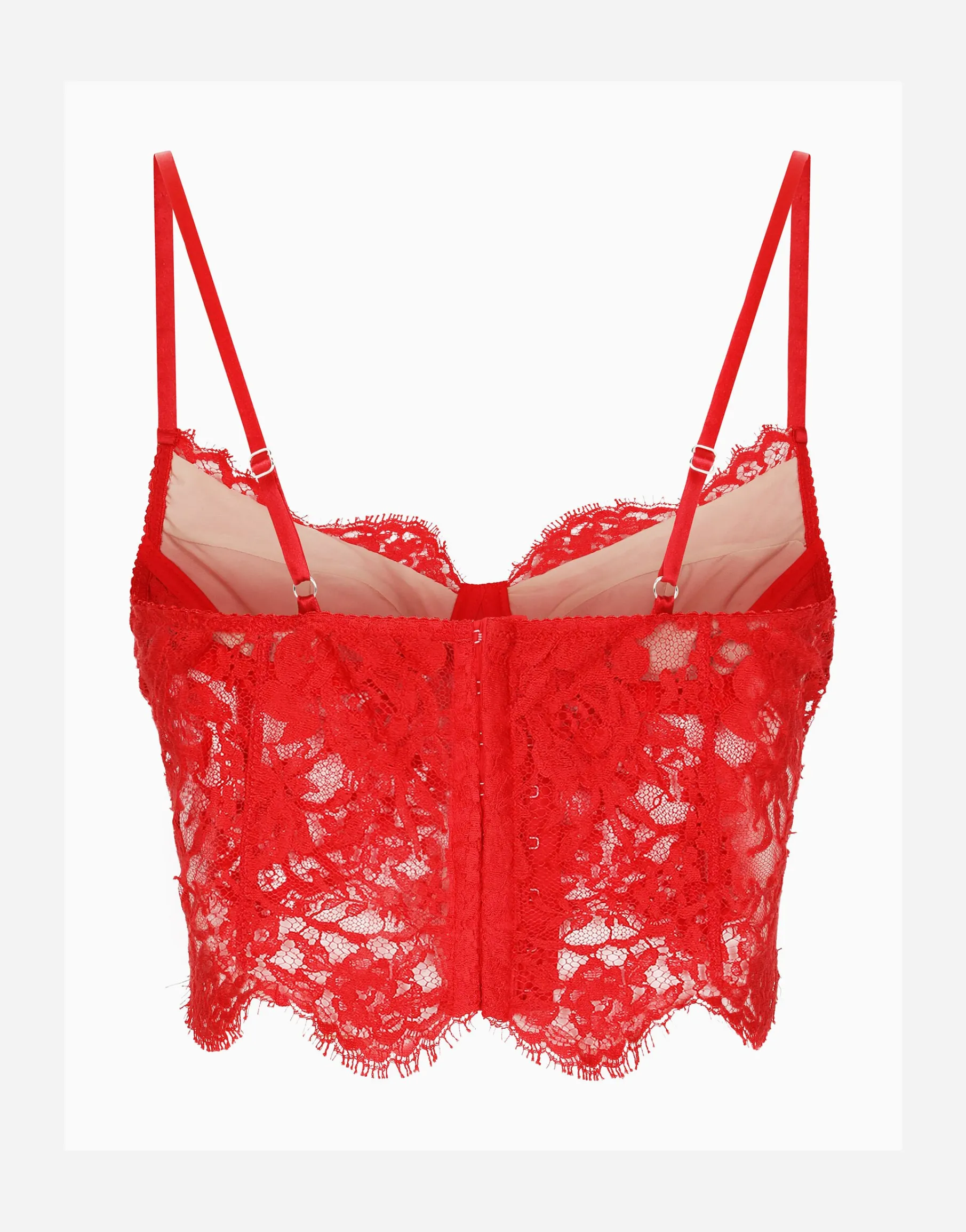 Lace lingerie corset top