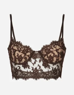 Lace lingerie top