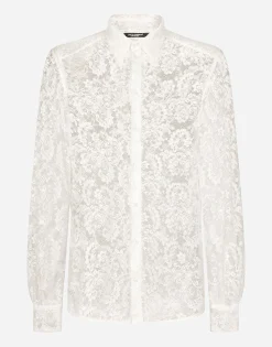 Lace Martini-fit shirt