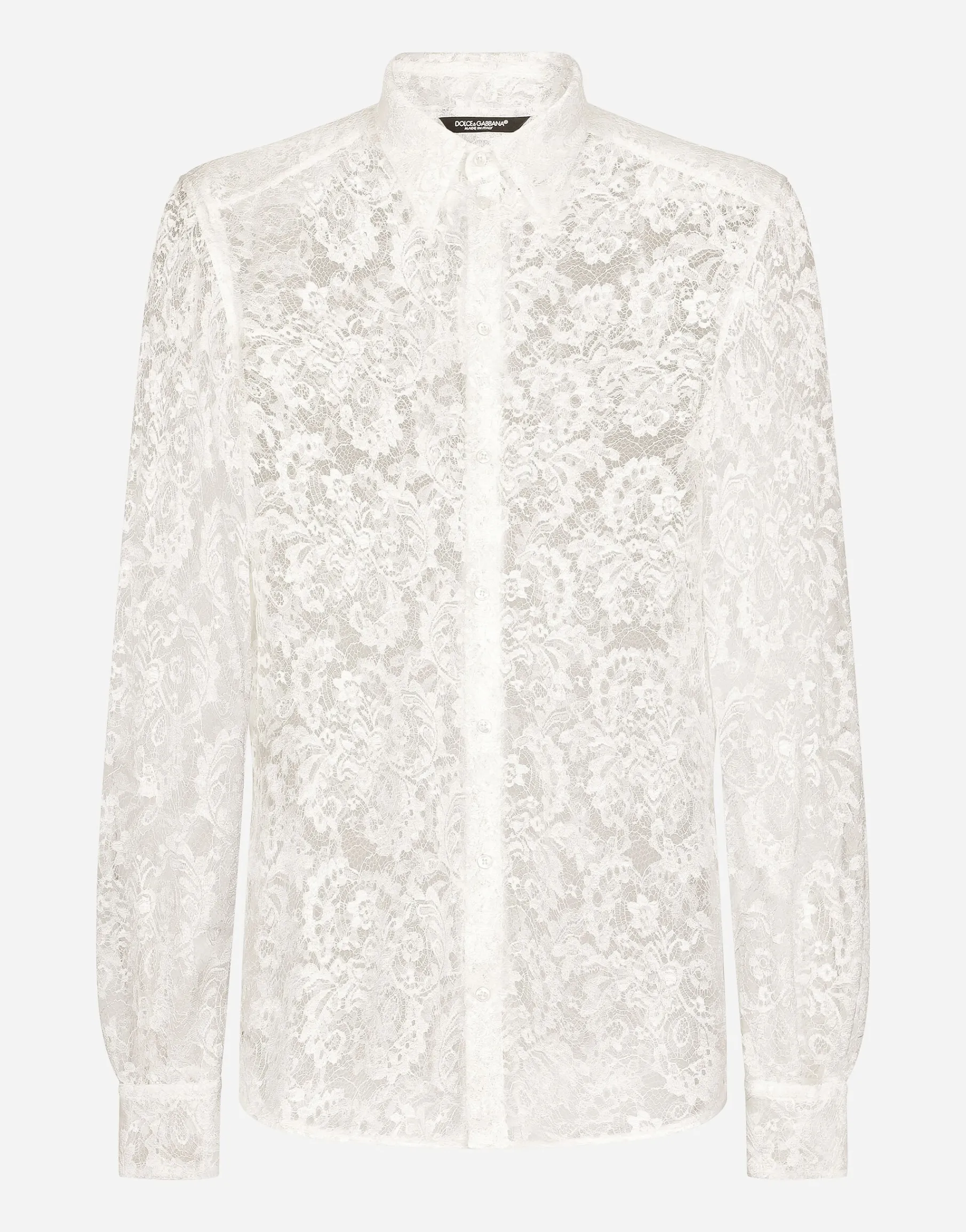 Lace Martini-fit shirt