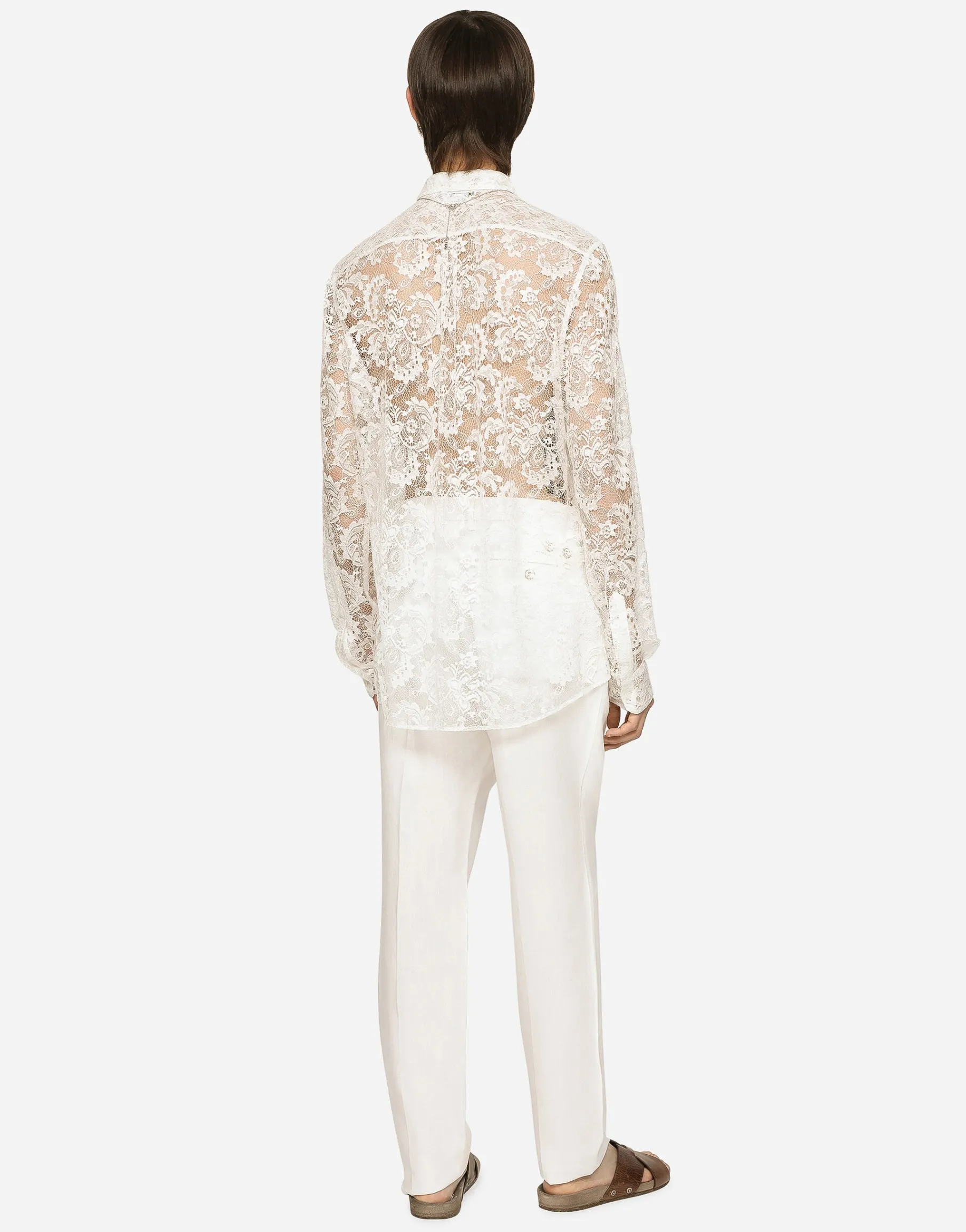 Lace Martini-fit shirt