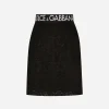 Lace miniskirt
