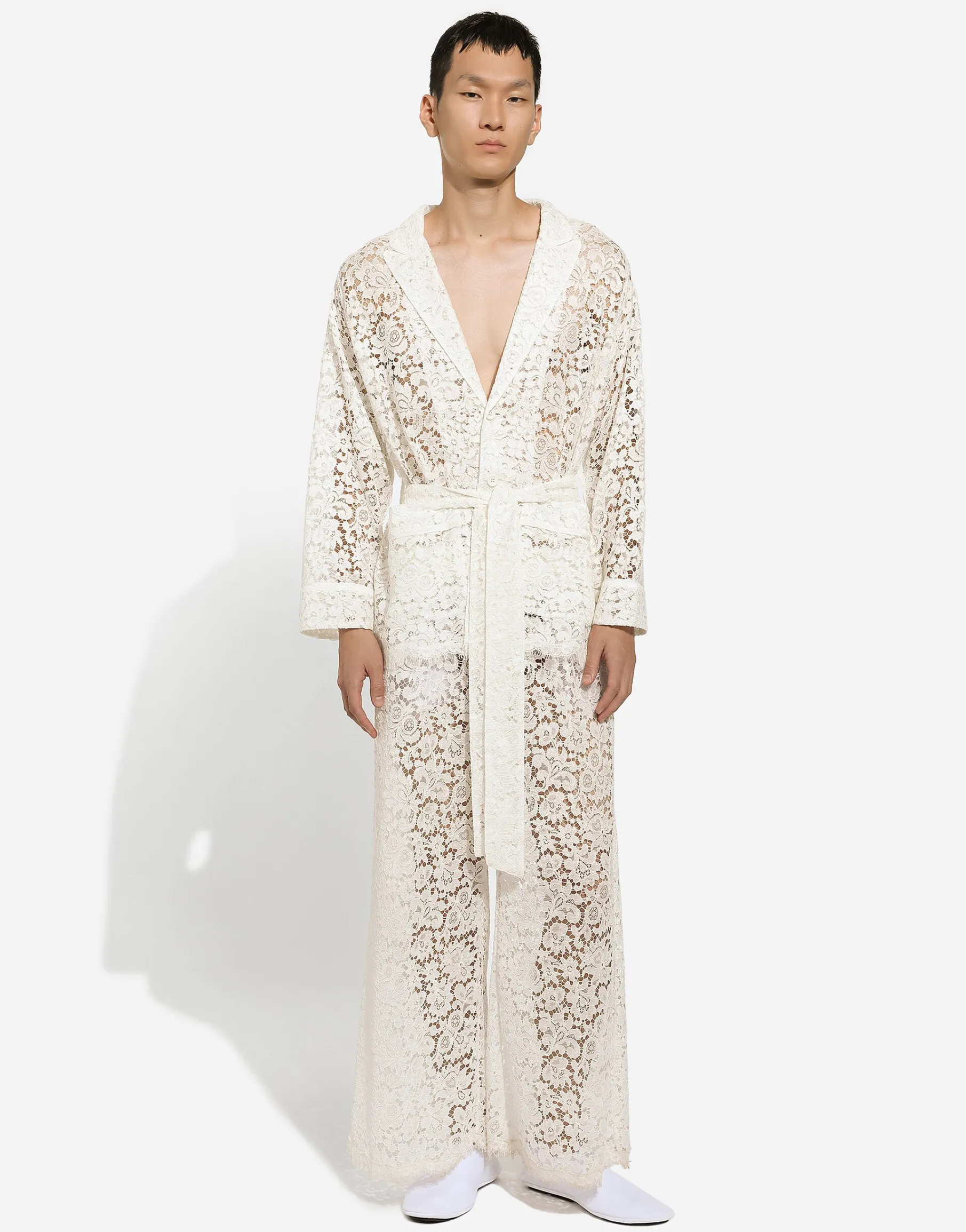 Lace robe