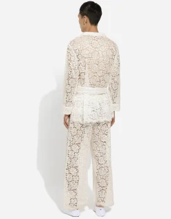 Lace robe