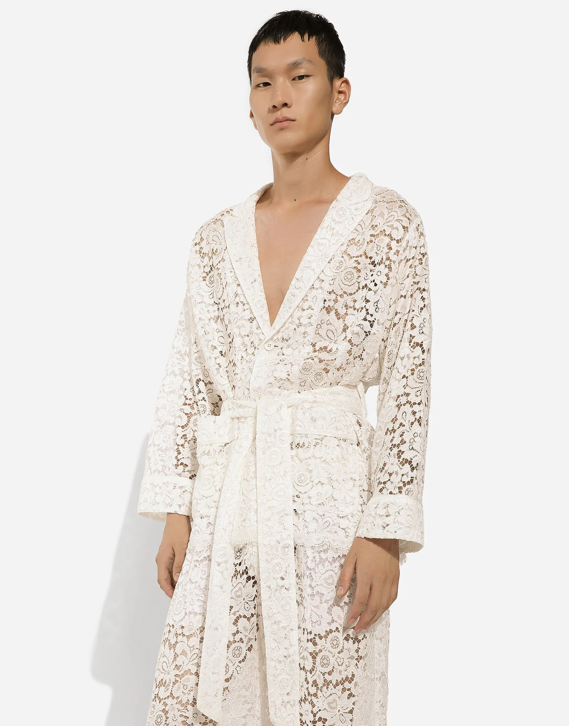 Lace robe