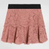 Lace skirt with DG logo