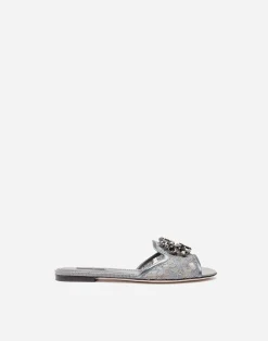 Lace slides with crystals