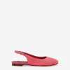 Lace slingbacks