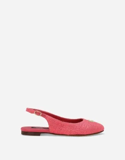 Lace slingbacks