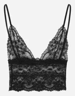 Lace top with spaghetti straps