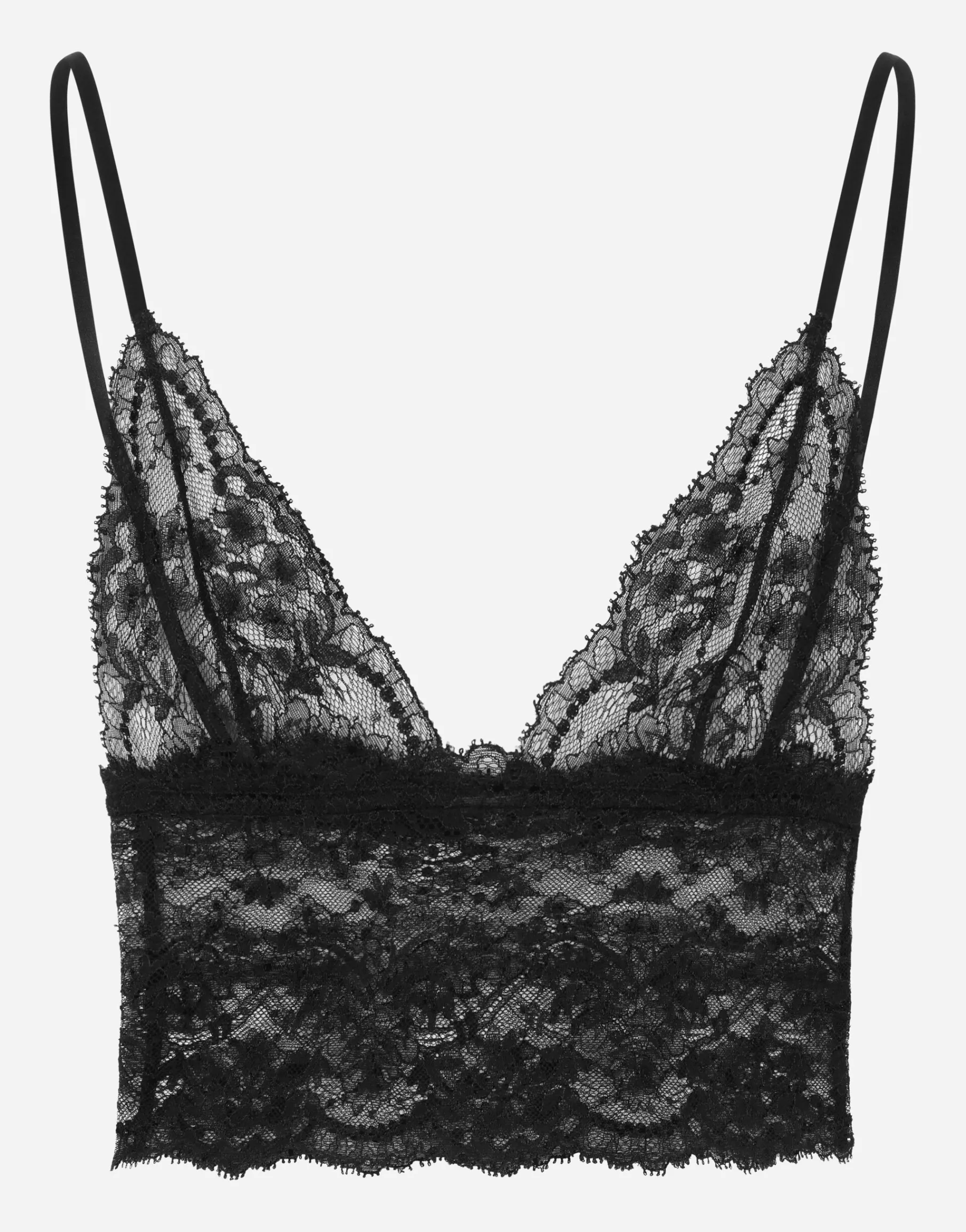 Lace top with spaghetti straps
