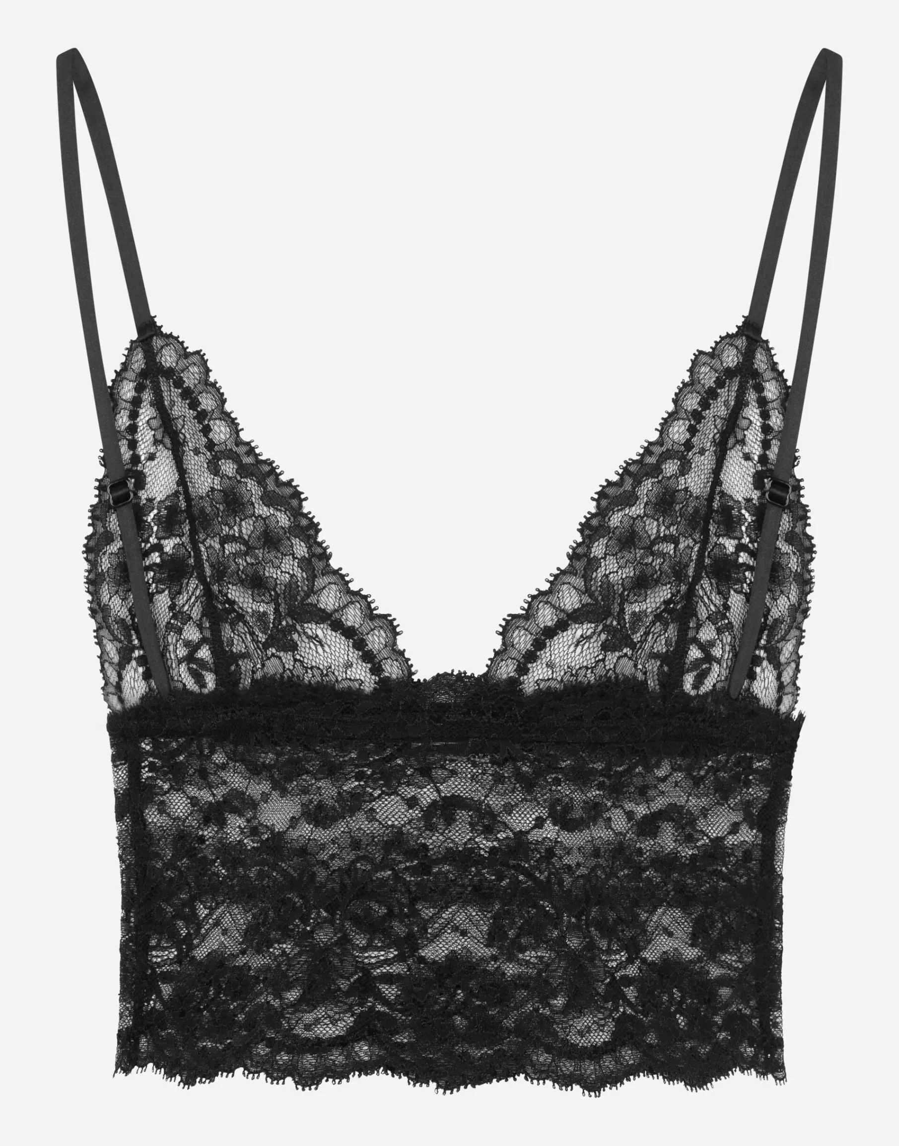 Lace top with spaghetti straps
