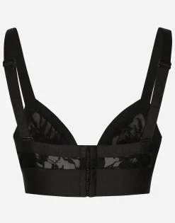 Lace triangle bra