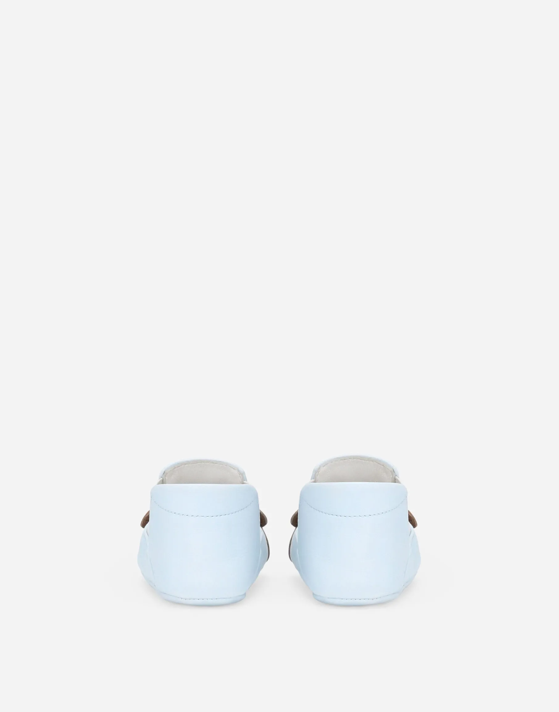 Lambskin low-top sneakers with leopard detail