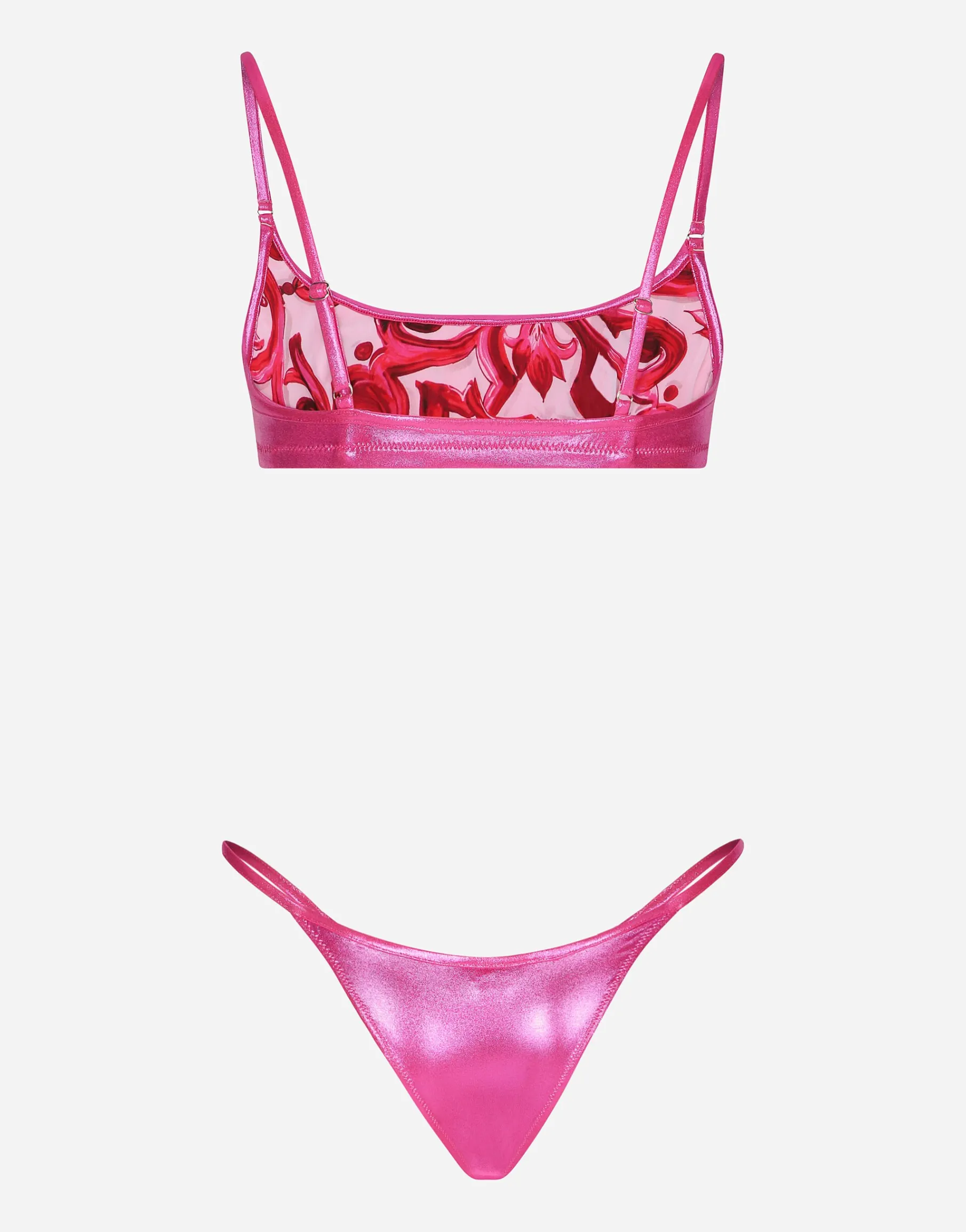 Laminated bralette bikini top