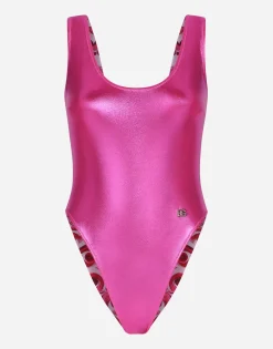Laminated racing swimsuit