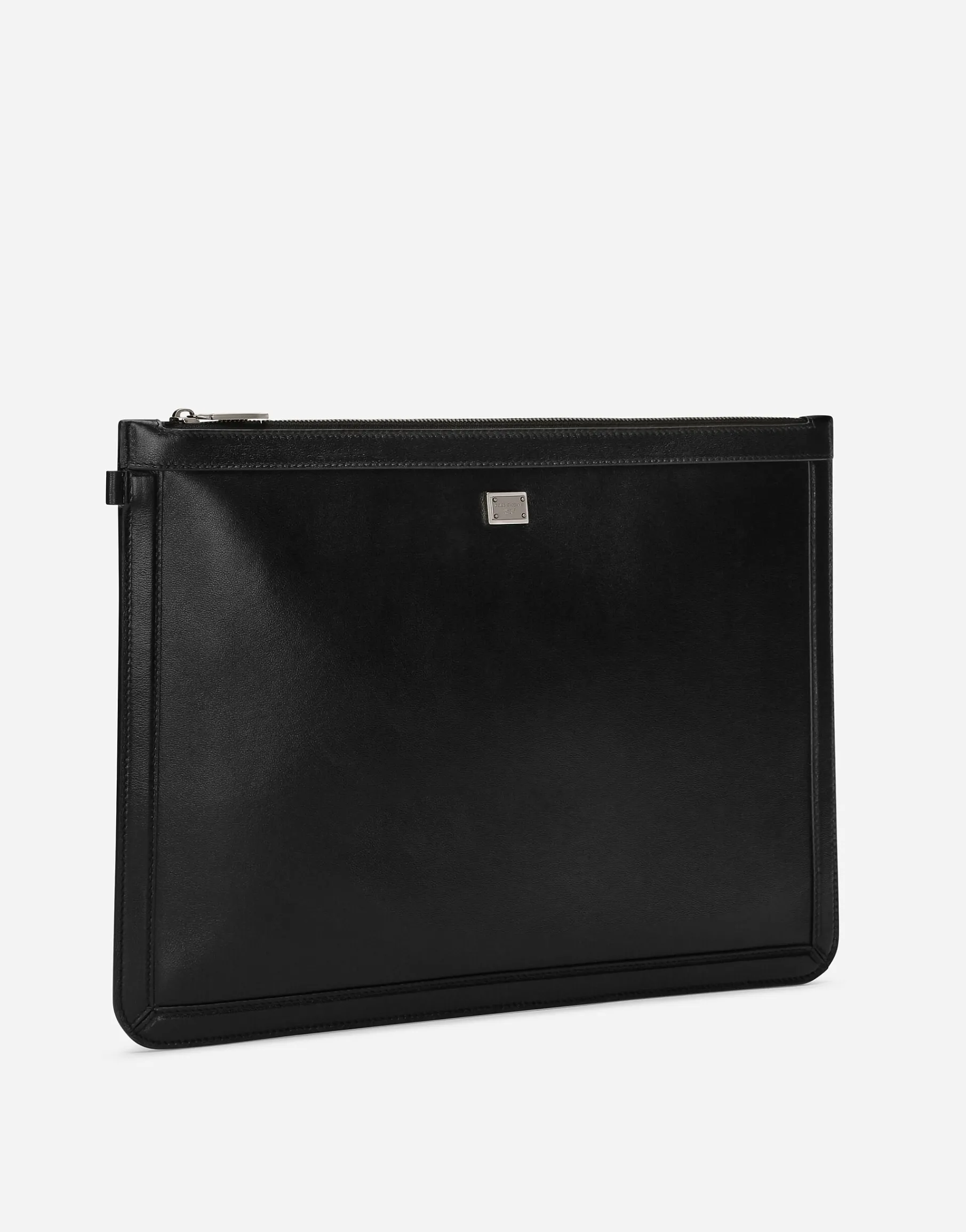 Large calfskin pouch