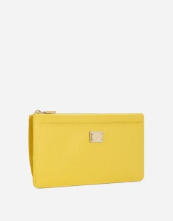 Large Dauphine calfskin card holder