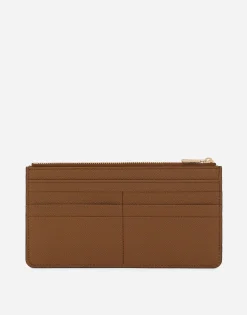 Large Dauphine calfskin card holder