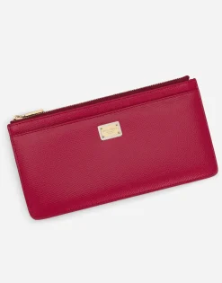 Large Dauphine calfskin card holder