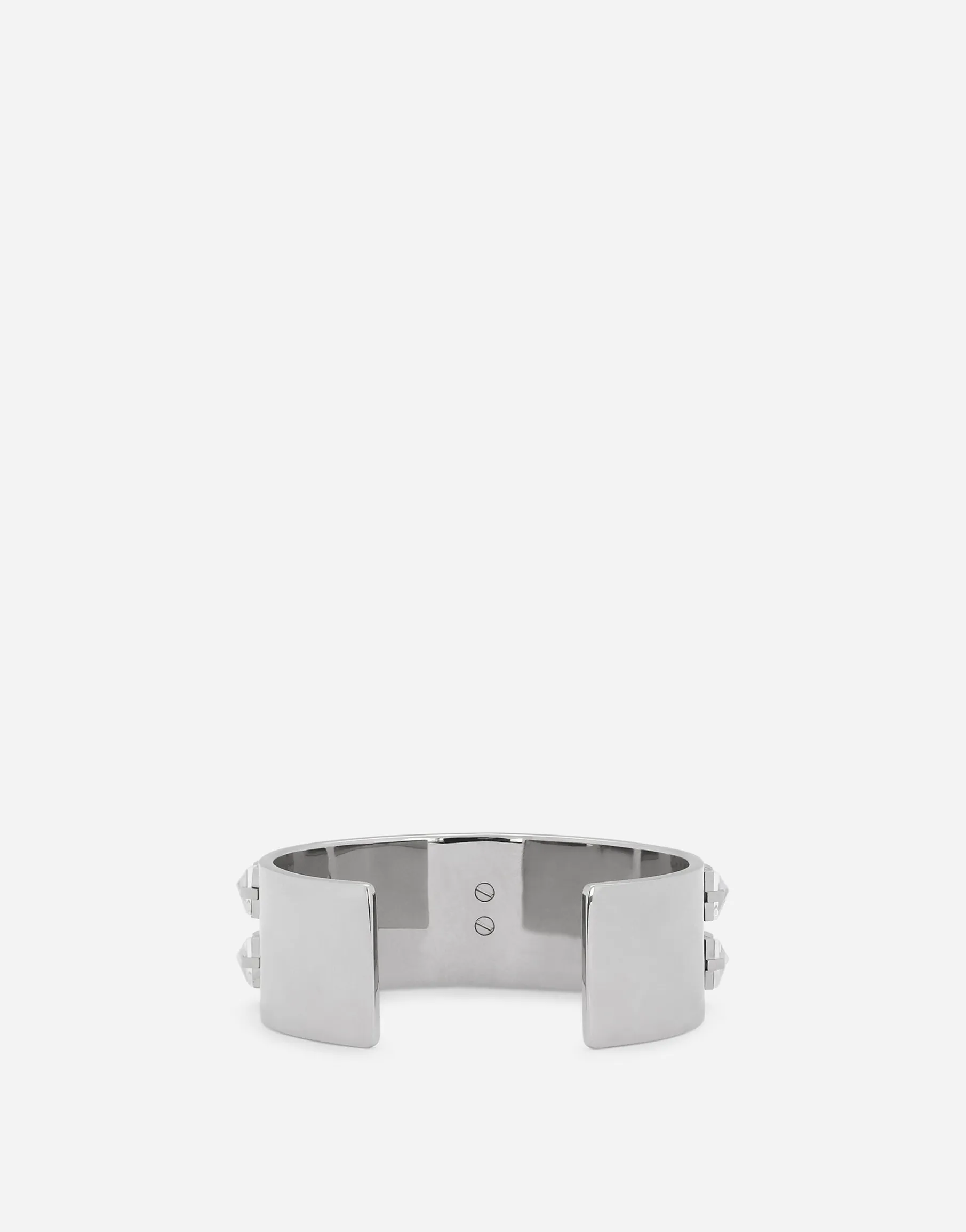 Leather and brass rigid bracelet