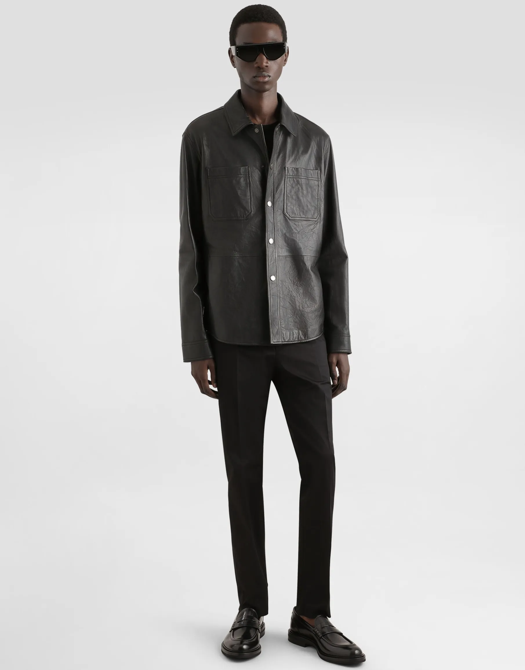 Leather shirt